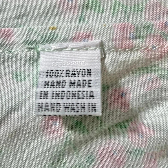 Sokie Collective Size XL The Summer Flutter Dress Green Floral Tiered NEW $189 - Picture 8 of 8